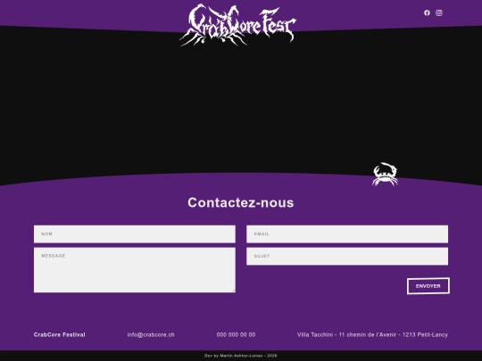 crabcore/infos screenshot