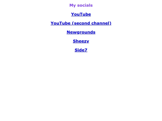 socials screenshot
