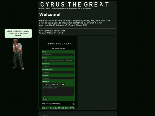 index screenshot