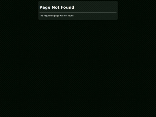 not_found screenshot