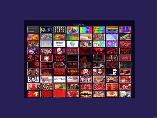 stamps screenshot