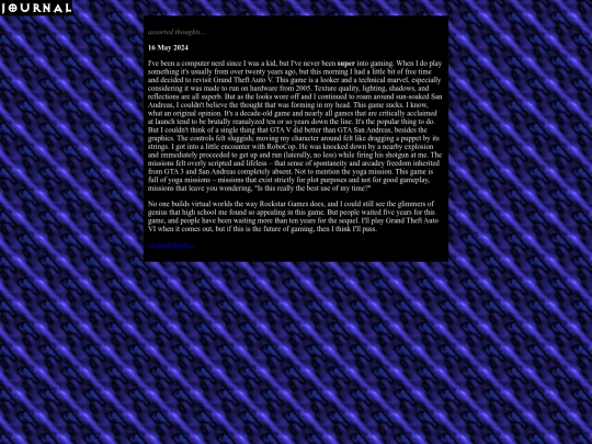 journal screenshot