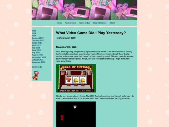 game-pages/touhou2600 screenshot