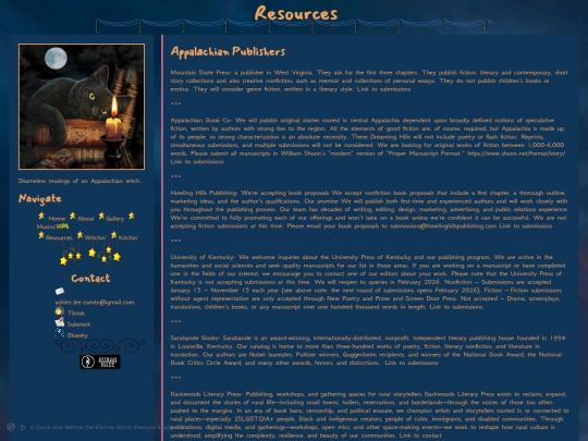 Resources screenshot