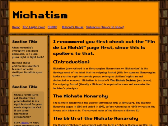 Michatism screenshot