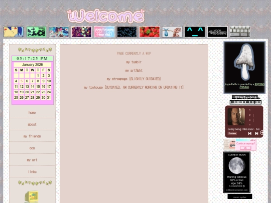 links screenshot