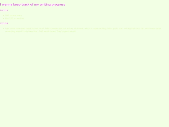writing_progress screenshot