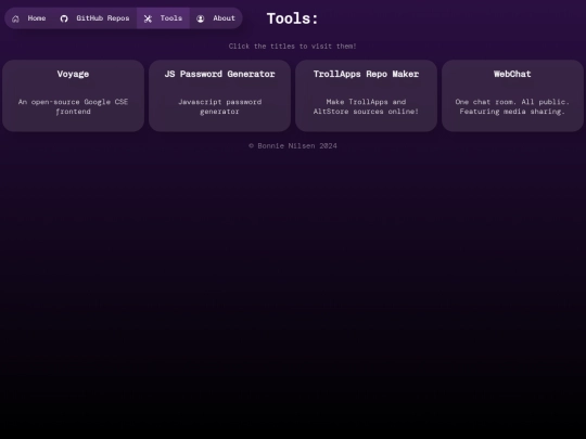 tools screenshot
