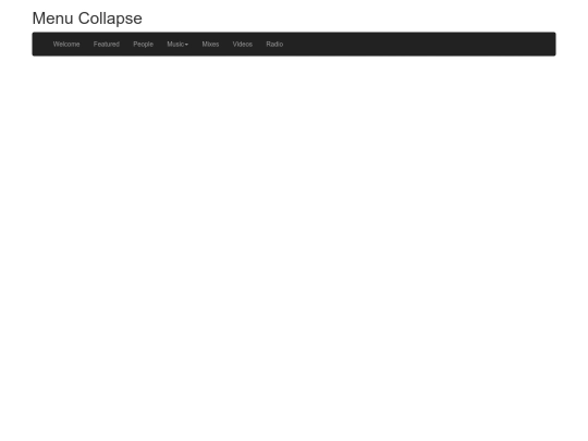 MenuCollapse screenshot