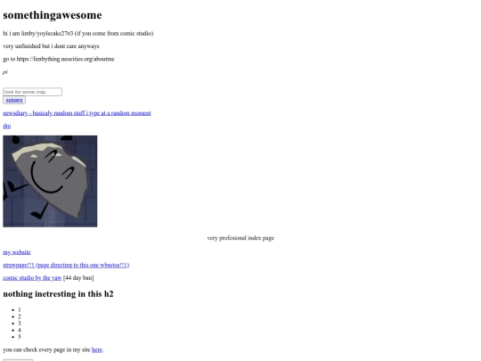 index screenshot