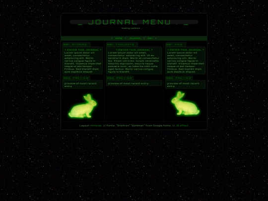 pages/journal-thoughts screenshot