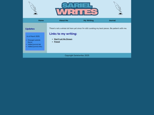writing screenshot