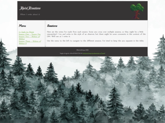 sessions screenshot