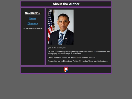 pages/aboutme screenshot