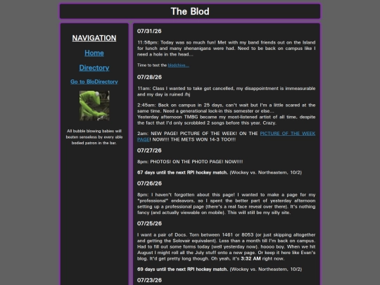 pages/blod screenshot