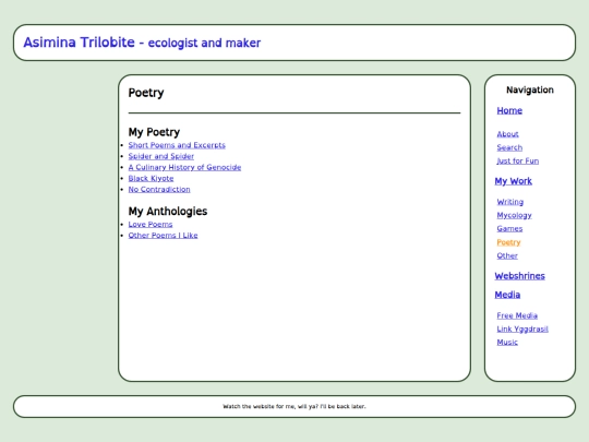 poetry screenshot