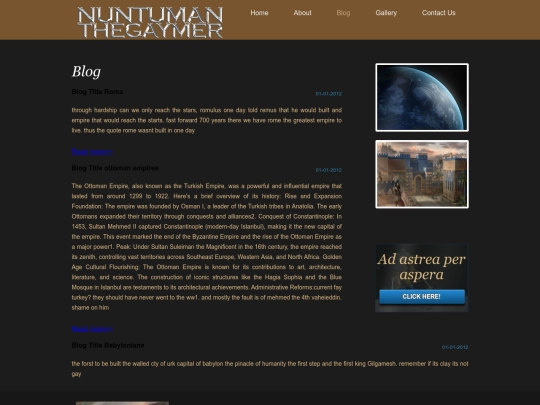 blog screenshot