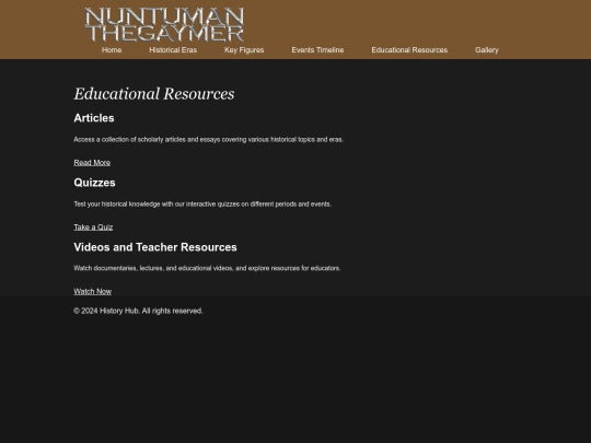 resources screenshot