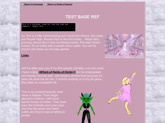 fields/test screenshot