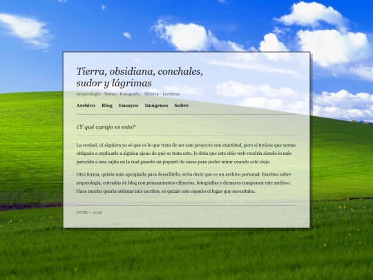 sobre screenshot