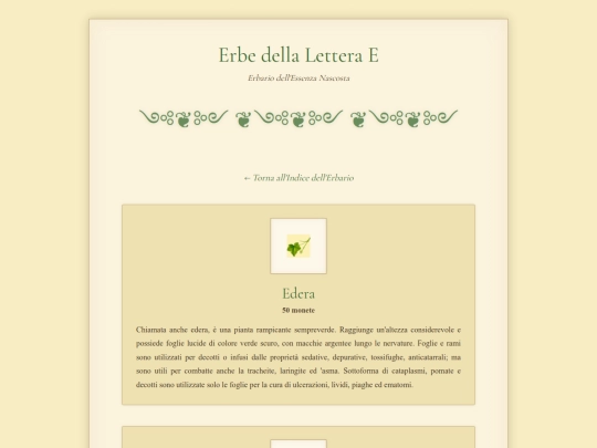 Aconito/ListinoErbeE screenshot