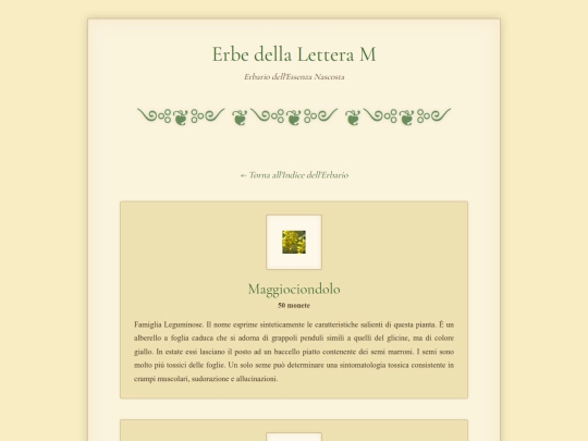 Aconito/ListinoErbeM screenshot