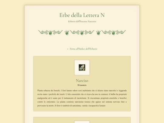 Aconito/ListinoErbeN screenshot