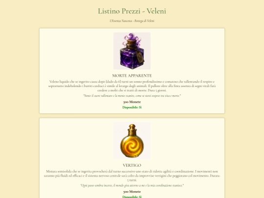 Aconito/ListinoPrezziIsen screenshot