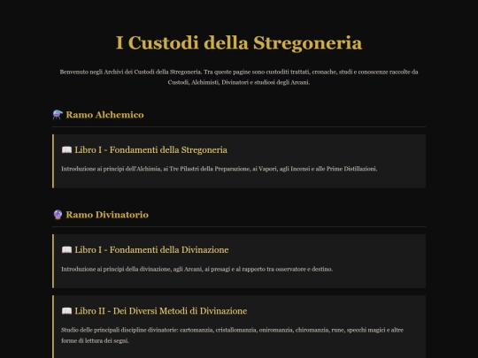 FondamentidellaStregoneria/CustodidellaStregoneria screenshot