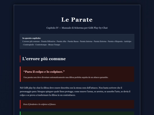 ManualeCombattimento/ManualeCombattimentoGdr/LeParate screenshot