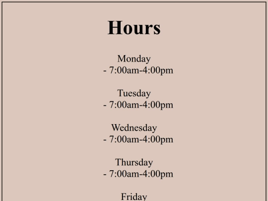 hours screenshot