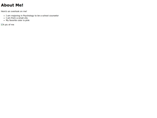 week 1/mysite screenshot