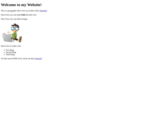 index screenshot