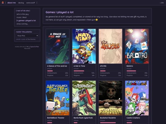 en/me/games screenshot