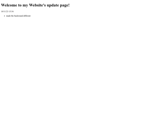 updates screenshot
