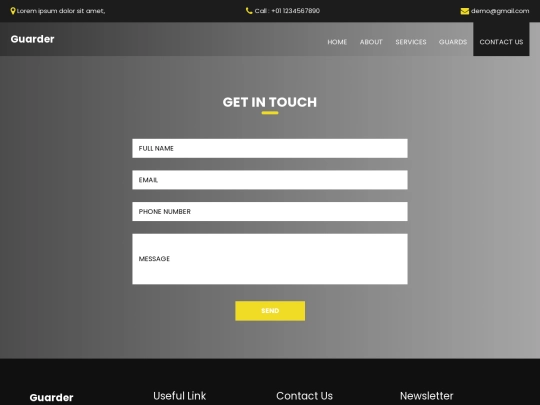 contact screenshot