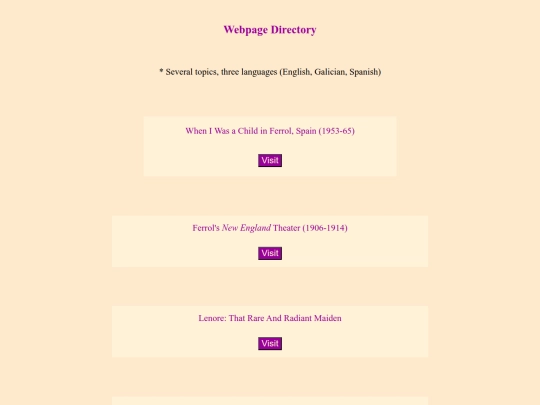 Webpage_Directory screenshot