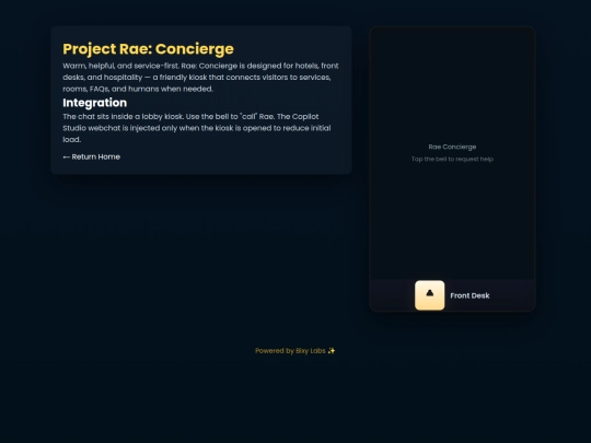 project_rae_concierge_v1 screenshot