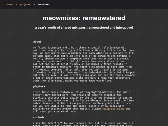 projects/meowmixes/meowmixes screenshot