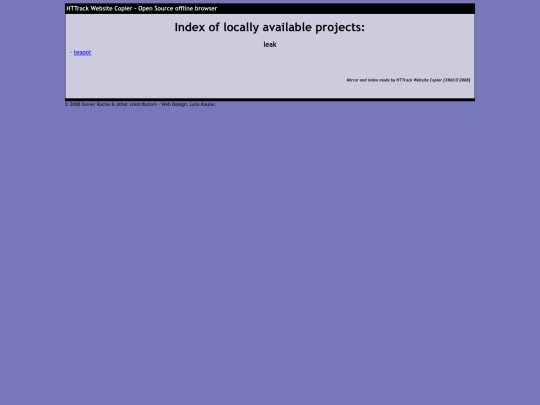 index screenshot