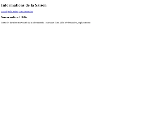 Chapitre 2 remix/html/infos screenshot