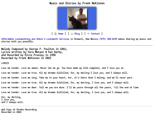 lyrics/love-me-tender screenshot