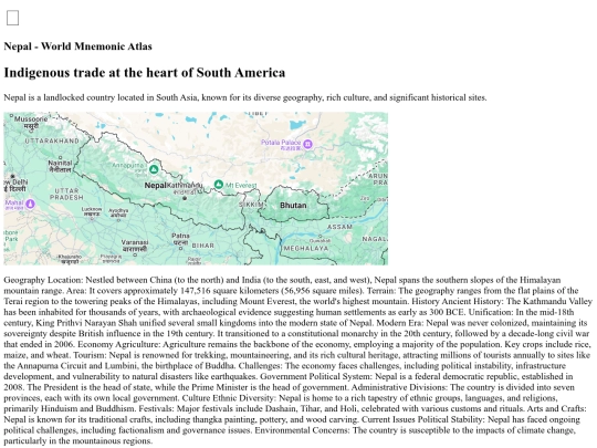 countries/nepal screenshot