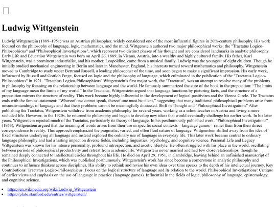 wittgenstein screenshot