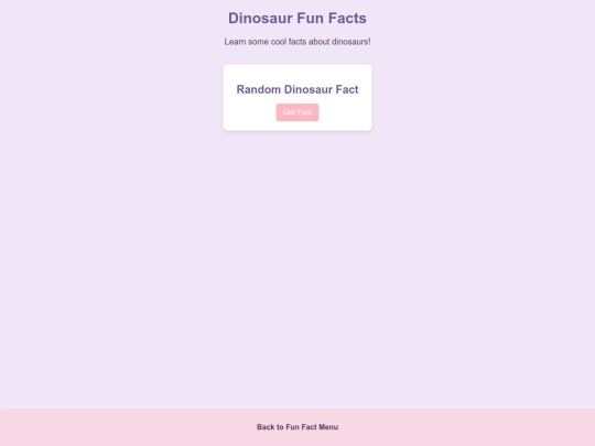 fun_fact_codes/dinosaurs screenshot