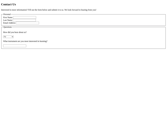 contactus screenshot
