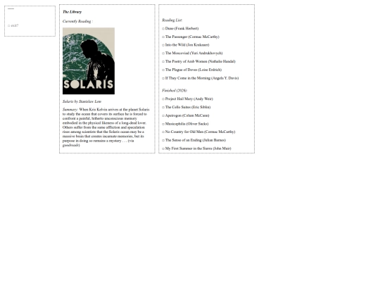 library screenshot