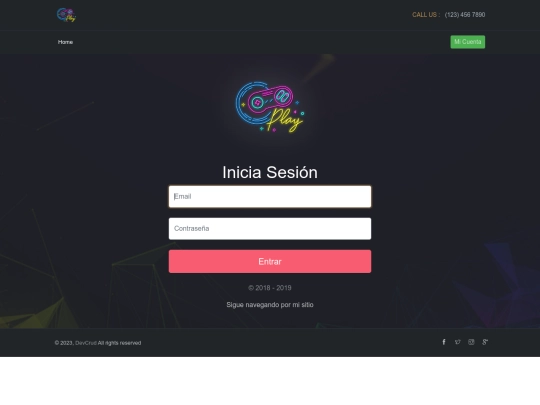 account screenshot