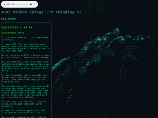 blog screenshot