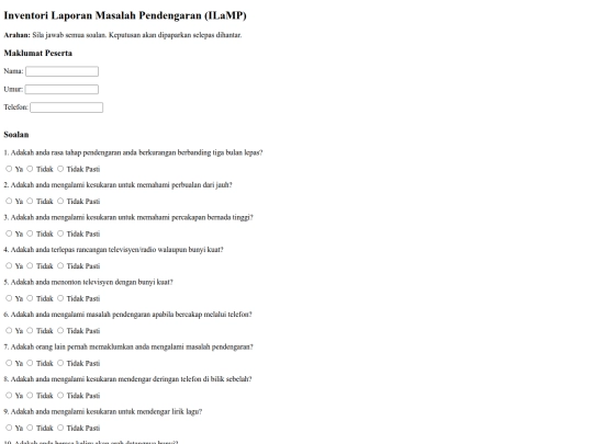 index screenshot